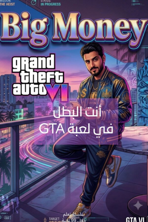 انت البطل في لعبة GTA