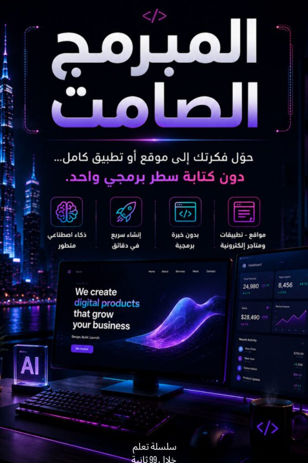 تعلم انشاء صفحة ويب أو اداة برمجية كاملة