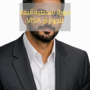 صورة شخصية أنيقة للجواز أو VISA