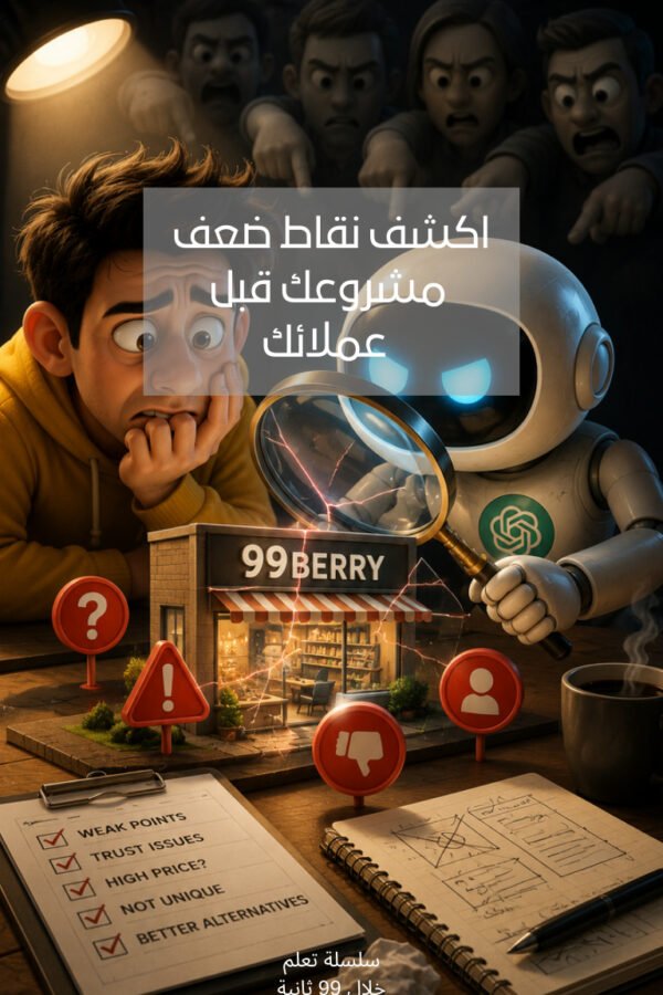 اكشف عيوب مشروعك قبل أن يكتشفها عملاؤك