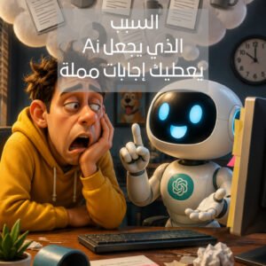 السبب الذي يجعل Ai يعطيك إجابات مملة