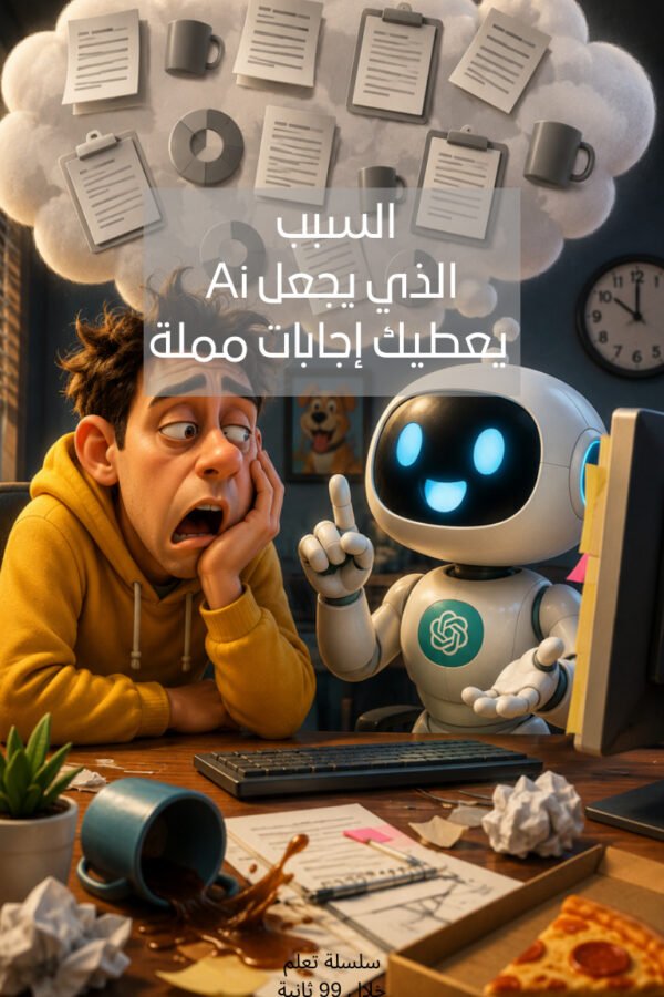 السبب الذي يجعل Ai يعطيك إجابات مملة